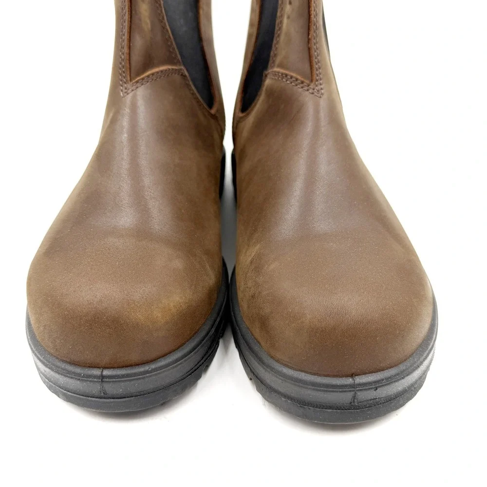 Blundstone 1477 Thermal Elastic Side Boot Waterproof Antique Brown Sz 9 US Women